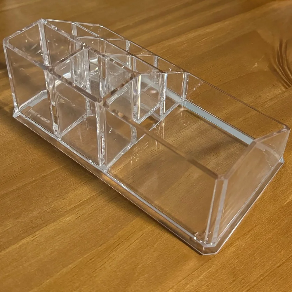 clear makeup organizer